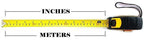 Benchmark - 4 Pack of 16ft Tape Measures - Retractable, Auto Lock, Metric and Imperial (feet and Centimeters), Tough Outer Shell Protection