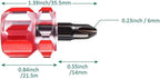 Buspoll Sewing Machine Screwdriver Ultra Short Screwdriver Tool - One Flat Head and One Phillips Screwdriver for Sewing Projects