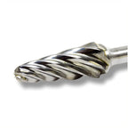 Benchmark Abrasives Ball Shape Premium Tungsten Carbide Burr with 1/4 Inch Shank Aluminum Cut Rotary Tool, Engraving Tool for Non-Metals Shaping Carving (SL-4NF)