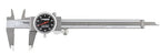 Accusize Industrial Tools 0-6" x 0.001" (Range x Resolution) Dial Caliper, Black Face Red Needle, Stainless Steel in Fitted Box, P920-B216