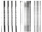 Scroll Saw Blades 10, 14, 21, 24 TPI - Fits SKIL SKL-80182 - Pinned Woodworking Sawblades (Pack of 24, 6 per TPI)