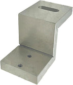 Caste Iron Z Type Angle Plate to Mount Mini Vertical Milling Slide for instant Milling Operation on Lathe Machine | Iron Body | Steel Tool | 2 x Counter Drills | Stud Bolts