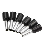XHF 1000 PCS AWG 18/1.0mm² Wire Ferrules Insulated Copper Crimp Connectors, Crimp Pin Cord End Terminals Black
