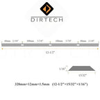 HSS Planer Blades for Delta 22-560 22-562 22-565 TP305 TP400LS Craftsman 21758 Wen 6550 Triton TPT125 Grizzly G0663 Porter Cable PC305TP Planer 12-1/2 Inch Heat Treated, Double Sided, Set of 2
