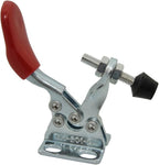 4PCS Toggle Clamp 201A Hand Tool 60 lbs / 27kg Holding Capacity Antislip Horizontal Quick Release Tool Silver&red