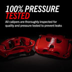Power Stop S4918A Front Pair of High-Temp Red Powder Coated Calipers For Cadillac Escalade XTS Chevy Silverado 1500 Suburban 1500 Tahoe Savana 1500 Sierra 1500 Yukon [Application Specific]