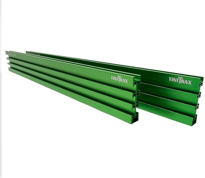 Multi T-Track - 3" Universal T-Track for Woodworking | Anodized Aluminum T Track Fence System | Woodworking Accessories | 36" Fence System (Set of 2) | Light Green