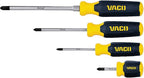 VACO VAC7082 8-Piece Screwdriver Set, Versatile Phillips and Slotted Drivers, Laser-Etched Precision Blades and Comfort Handles