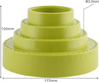DZQ Rotating Bur Holder 116 Holes,Rotary Tool Holder 1/8"Diameter,Mandrel Drill Holder 360 Degree Rotating,for Drill Home and Garage Tool Accessories(Light Green)