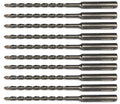 10PCS, 3/16" x 6", SDS Plus, Hammer Drill Bits, Rotary Hammer Drill Bits