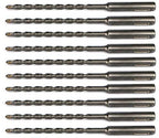 10PCS, 3/16" x 6", SDS Plus, Hammer Drill Bits, Rotary Hammer Drill Bits