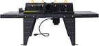 Electric Benchtop Router Table Wood Working Tool Craftsman Tool Stands Woodworking Bench Table Aluminum Strong Structure Tables for Woodworking Tasks (Black, 34")