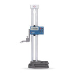 Dasqua 12"/300mm Double Beam Digital Height Gauge with Feed Wheel, Heavy Duty Cast Iron Base with Carbide-Tipped Scriber, Accuracy: ±0.0015"/0.04mm, Resolution 0.001"/0.01mm