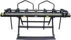 KAKA INDUSTRIAL Siding Brake, 102-inch Portable Thin Plate Aluminum Brake, Sheet Metal Brake with a Roller Knife, 24-Gauge Mild Steel Capacity, 1-180° Bending Angle Metal Brake Bender ALB-102