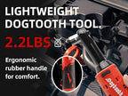 dogtooth Extended Cordless Electric Ratchet Wrench Set,40 Ft-lbs, 300 RPM, Brushless, Variable Speed Trigger, 3/8" 16.8V Power Ratchet Tool Kit With 1 * 1500mAh Lithium-Ion Battery And Charger