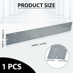 Folding Tool Steel Metal Bending Tool Sheet Metal Bender for HVAC Bending Forming 3/8 and 1 Fold Depths in Ductwork(24 Inch)