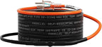 VEVOR Self-Regulating Pipe Heating Cable, 120-feet 5W/ft Heat Tape for Pipes Freeze Protection, Protects PVC Hose, Metal and Plastic Pipe from Freezing, 120V