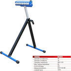 3-in-1 Roller Stand for Woodworking, Adjustable Height 26.77-44.09 In Heavy Duty Stainless Steel Folding Stand with Polished Multi-Directional Material Support for Table Saw, Miter Saw, Planers
