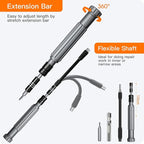 Precision Screwdriver Set, SOONAN 150 in 1 Electronics Tool Kit with 120 Bits Magnetic Screwdriver Set & 30-bit Tool Set Handy Repair Tool for Computer Phone Watch Camera Laptop, Orange