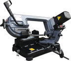 KAKA INDUSTRIAL Benchtop Metal Cutting Band Saw, 5.9"x5.5" Cutting Capacity BS-150,45-60MPM Variable Speed,0°-45° Adjustable Angle, Bench Band Saw for Metal, Steel, Aluminum – 2000W-110V