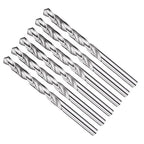 Drill Bit, 5/16" Cutting Diameter, 4241 HSS 118° Cutting Angle Uncoated Bright Versatile Jobber Bits - (Applications: for Drilling Plastic Wood Soft Metal), 6-Pieces