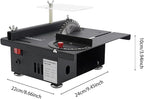 Table Saw Mini Precision Table Saws Crafts Woodworking Lathe Polishing Bench Portable Tabletop Saw Engraving Grinding High-Power Cutting Table Saw Upgraded Cutting Saw For DIY Crafts (7200RPM)