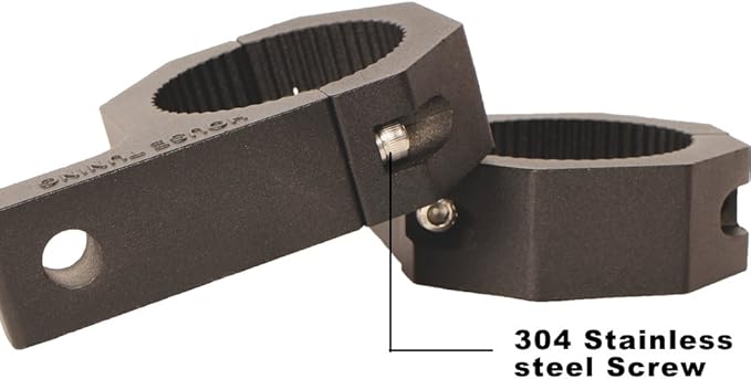 Bull Bar Clamps 2 inch - 4Pack Roll Bar 2 inch Clamp Bracket for UTV ATV Truck Bar Mounting (2"-Clamp mount Kit)