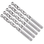 Drill Bit, 8mm Cutting Diameter, 4241 HSS 118° Cutting Angle Uncoated Bright Versatile Jobber Bits - (Applications: for Drilling Plastic Wood Soft Metal), 5-Pieces