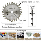 Wood Saw Blade TCT Circular Cutting Blade for Woodworking (5pc 3 inch)
