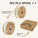 Official Creality Hyper PLA Filament 1.75mm, High Speed PLA 30-600mm/s 3D Printer Filament, Dimensional Accuracy +/-0.02mm, Fit Most FDM 3D Printers，1KG(2.2lbs) Spool White