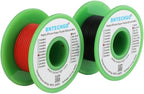 BNTECHGO 22 Gauge Silicone Wire Spool red 50ft and Black 50ft Flexible 22 AWG Stranded Tinned Copper Wire