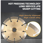 LSS 9 inch Dry or Wet Cutting General Purpose Power Saw Segmented Diamond Blades for Masonry Brick/Block Pavers Concrete Stone (9")