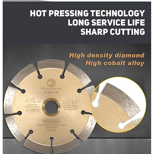 LSS 10 Diamond Saw Blades 10 Inch,General Purpose Power Dry or Wet Cutting Saw Blade,for Concrete Granite Stone Brick Masonry (10")