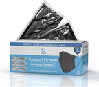 Litepak 500pcs Premium Disposable Face Mask SOFT 3ply Nose Wire