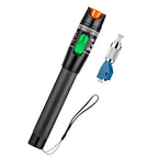 Visual Fault Locator,30-50KM Fiber Optic Cable Tester Meter, VFL Red Light Pen Light Source Testers(Black)