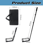 Under Vehicle Inspection Mirror with LED Light Adjustable Length,Rechargeable Inspection Mirror for Entry Security,Parking Lot Security,auto Maintenance,Equipment Inspection