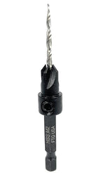 FTG USA Countersink Drill Bit for Wood with Tapered Drill Bit #4 (7/64")