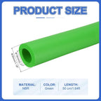 uxcell Pipe Insulation Tube Foam, 11/16" ID x 1/4" Thick x 1.64ft Foam Pipe Cover Non-Slip Hollow Tubing Guitar Air Conditioner Stand Fitness Equipment Handles, Green