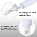 XHF 1/4 Inch 3:1 Waterproof White Heat Shrink Tubing 20 Ft Marine Grade Wire Cable Adhesive Lined Tube Insulation Seal Against Moisture Corrosion and Air Leakage