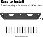 UNITEDPOWER Angle Grinder Holder - 4 Bay Angle Grinder Rack/Stand Storage Rack with Cord Hanger, Wall mount Bracket for Cutters Polishers, Garage and Workspace.