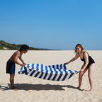 Dock & Bay Quick Drying Towel - for Sports & Gym - Compact, Lightweight - 100% Recycled - Includes Bag - Cabana - Whitsunday Blue, Double Extra Large (180x200cm, 70x78)