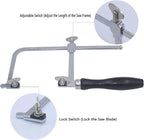 Jeweler's Saw Frame Adjustable with 144 Blades Professional Jewelry Making Kit