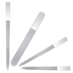 4 PCS Diamond Nail File Double Sided Metal Fingernail Manicure Files for Polish Nail, Removes Nail Ridges