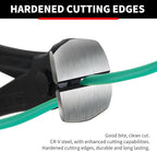 WISEUP Nail Puller, 7-inch Black Finish Chrome Vanadium Steel Carpenter's Pliers,End Cutting Pliers, for Staple Remover Tool or Flooring Installation Tools (7 inch)