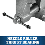 Wilton Mechanics Pro Bench Vise, 6-1/2" Jaw Width, 6" Jaw Opening, 4-3/8" Throat (Model 865M)