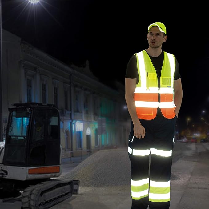 red security vest