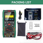 3 in 1 Handheld Digital Oscilloscope Multimeter Portable Oscilloscopes, 12MHz Bandwidth, 50MSa/s Sampling Rate with Multimeter and Signal Generator (YP101A)