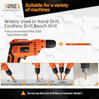 Dry Diamond Drill Bit Set,BGTEC 5pcs 6mm 6mm 8mm 10mm 12mm Hole Saw for Granite,Marble,Masonry, Concrete, Tile/Ceramic, Glass, Hard Plastic,Vacuum Brazed Diamond Core Drill Bit Kit