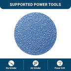 Benchmark Abrasives 2 Inch Sanding Discs Quick Change Zirconia, Male R Type Backing Drill & Die Grinder Sanding Disc for Deburring Polishing Rust Remover for Metal Paint Stripper (1000 Pack), 24 Grit