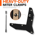 Miter Max Corner Clamp For Woodworking，Miter Clamps For Window & Door Casing, Picture Frames, Cabinet Trim，Precision Crafting Projects